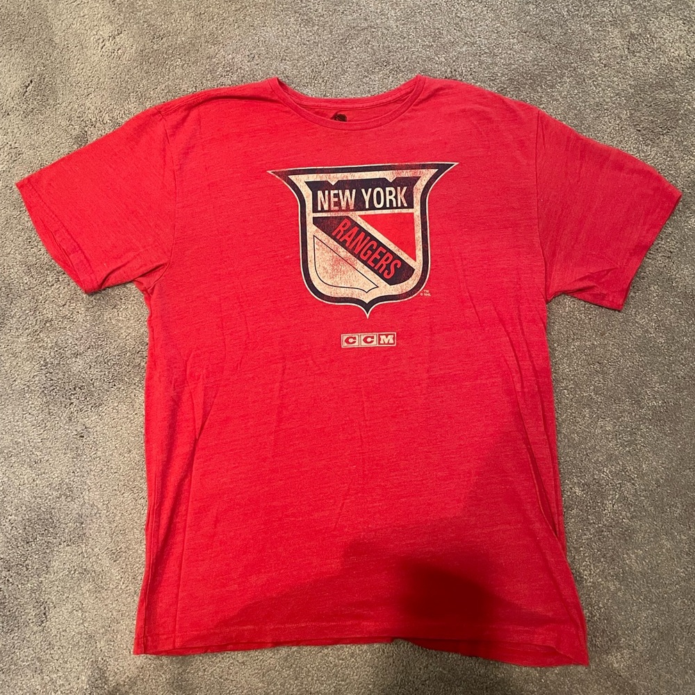 New York rangers vintage ccm t shirt